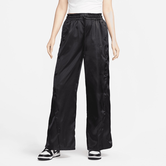 NWT Women's Nike Circa '96 High Waist Breakaway Track Pants wide Small Black - Picture 1 of 11